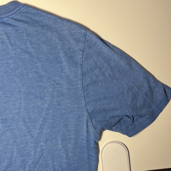 Hurley Premium Fit Cotton-Blend Blue Hurley Logo Short Sleeve Tee - Medium - Picture 9 of 13